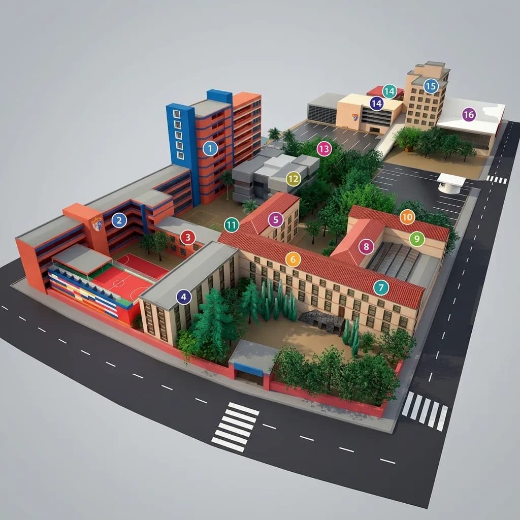 Mapa Universidade La Salle